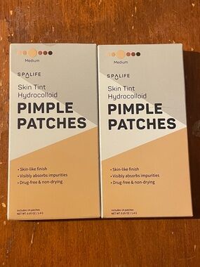 Spalife Skin Tint Hydrocolloid Pimple Patches — 2 Packages Medium Beige
